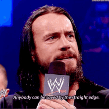 Cm Punk Anybody Can Be Saved By The Straight Edge GIF