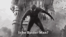 Is He Spiderman No GIF - Is He Spiderman No Superhero Landing GIFs