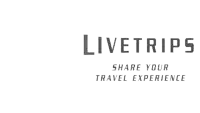 a logo for a company called livetrips that says " share your travel experience "