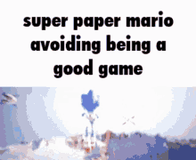 Super Paper Mario Avoiding GIF