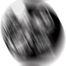 a black and white image of a circular object