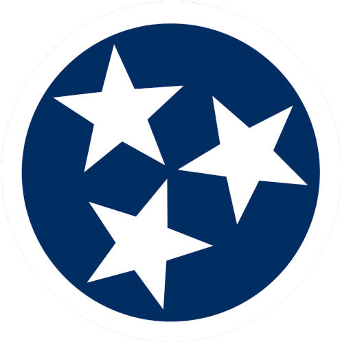 Volunteer Traditions Tennessee Tristar Sticker - Volunteer Traditions Tennessee Tristar Tennessee Stickers