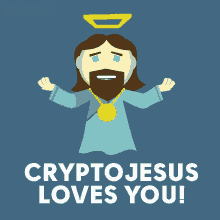Crypto Jesus Loves You GIF - Crypto Jesus Loves You Smiles GIFs
