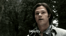 Howdy - Supernatural GIF - Howdy Supernatural Jared Padalecki GIFs