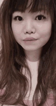 kissy face asian girl sally selfie pout