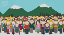 Crowd Cheering South Park GIF - Crowd Cheering South Park S9e14 GIFs