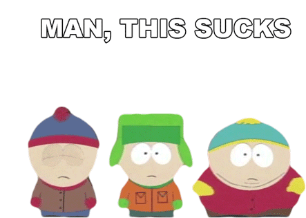 Man This Sucks Eric Cartman Sticker - Man This Sucks Eric Cartman Kyle Broflovski Stickers