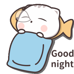 Good Night Dreaming Sticker - Good Night Dreaming Sleeping Stickers