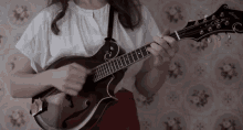 Playing Guitar Strumming GIF - Playing Guitar Strumming Plucking GIFs