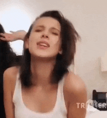 Millie Bobby Brown Triller GIF - Millie Bobby Brown Triller Never Be The Same GIFs