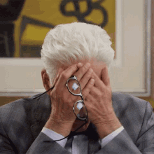 Ted Danson The Good Place GIF - Ted Danson The Good Place Facepalm GIFs