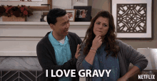 I Love Gravy Tiffani Thiessen GIF - I Love Gravy Tiffani Thiessen Lori Mendoza GIFs