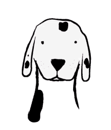 downsign wink dog dalmatian pet