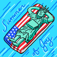 Summer Of Joy Statue Of Liberty GIF