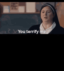 Sister Michael Derry Girls GIF - Sister Michael Derry Girls Scared GIFs