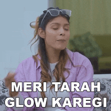 Meri Tarah Glow Karegi Rinki Chaudhary GIF - Meri Tarah Glow Karegi Rinki Chaudhary Mast Glow Karegi GIFs