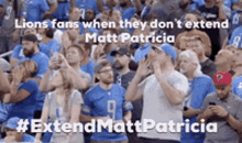 Extend Matt Patricia Lions GIF - Extend Matt Patricia Matt Patricia GIFs