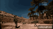 Dryosaurus Ceratosaurus GIF - Dryosaurus Ceratosaurus Running GIFs