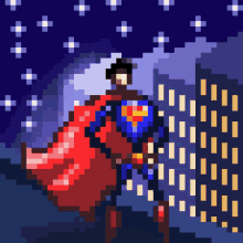 superman superhero pixelart pixel