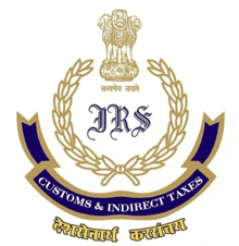 a logo for the jrs customs and indirect taxes department
