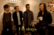 I'M Okay GIF - Late Late Show Harry Styles Okay GIFs