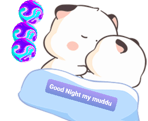 Muddu Cute Sticker - Muddu Cute Good Night Stickers