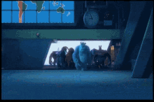 Sully Walk GIF - Sully Walk Monsters Inc GIFs