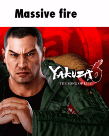 Saejima Yakuza GIF - Saejima Yakuza Massive Fire GIFs