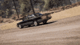 a car is driving down a road with trees in the background and a license plate that says ' jc ' on it