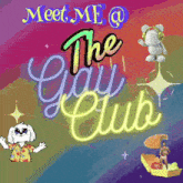 meet me @ the gay club with a dog and a teddy bear