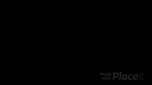 a blurred image of the word placeit on a dark background