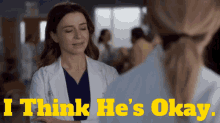Greys Anatomy Amelia Shepherd GIF - Greys Anatomy Amelia Shepherd I Think Hes Okay GIFs