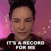 Its A Record For Me Cristine Raquel Rotenberg GIF - Its A Record For Me Cristine Raquel Rotenberg Simply Nailogical GIFs