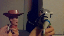 Woody Toy Story Buzz Lightyear GIF - Woody Toy Story Buzz Lightyear Hat GIFs