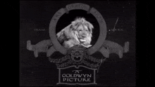 a goldwyn picture logo with a lion in it