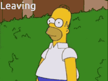Leaving Simpsons GIF - Leaving Simpsons GIFs