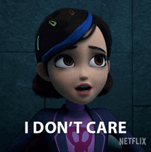 I Dont Care Claire Nuñez GIF - I Dont Care Claire Nuñez Trollhunters Tales Of Arcadia GIFs
