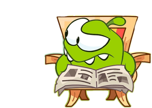 What Was That Om Nom Sticker - What Was That Om Nom Cut The Rope Stickers