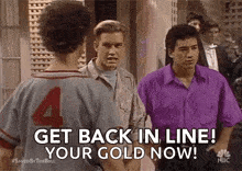 Get Back In Line Command GIF - Get Back In Line Back In Line Command GIFs