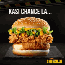 Cheezilla Kasi Chance La GIF - Cheezilla Kasi Chance La Kfc GIFs