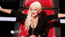 Christina Aguilera Open Arms GIF - The Voice Christina Aguilera Open Arms GIFs