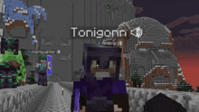 a screenshot of a video game with the name tonigonn