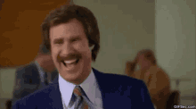 Willferell Anchor Man GIF - Willferell Anchor Man We Are Laughing GIFs