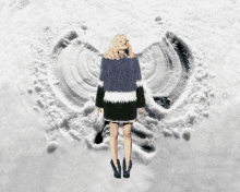 Snow Angel Happy GIF - Snow Angel Happy Sweater GIFs