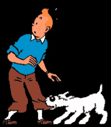 タンタン Tintin Dog GIF