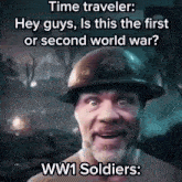 Time Traveller GIF - Time Traveller Ww1 GIFs