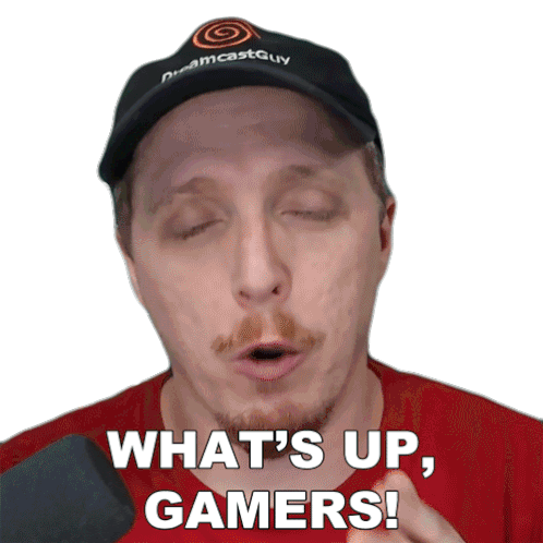 Whats Up Gamers Max Shockley Sticker - Whats Up Gamers Max Shockley Dreamcastguy Stickers