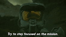 Try To Stay Focused On The Mission Master Chief GIF - Try To Stay Focused On The Mission Master Chief Halo GIFs