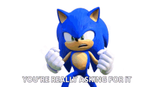 youre really asking for it sonic the hedgehog sonic prime youve got it coming youre gonna get what you deserve
