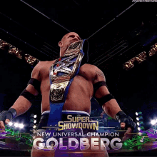 Goldberg Universal Champion GIF - Goldberg Universal Champion Wwe GIFs